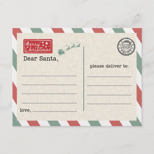 Postcard to Santa Claus ポストカード (正面)