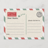 Postcard to Santa Claus ポストカード (裏面)