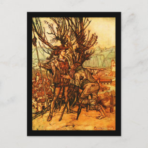 Postcard-Vintage Illustration-Rackham 16 ポストカード