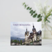 Postcard Visit Romania ポストカード (スタンド正面)