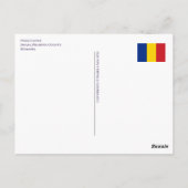 Postcard Visit Romania ポストカード (裏面)