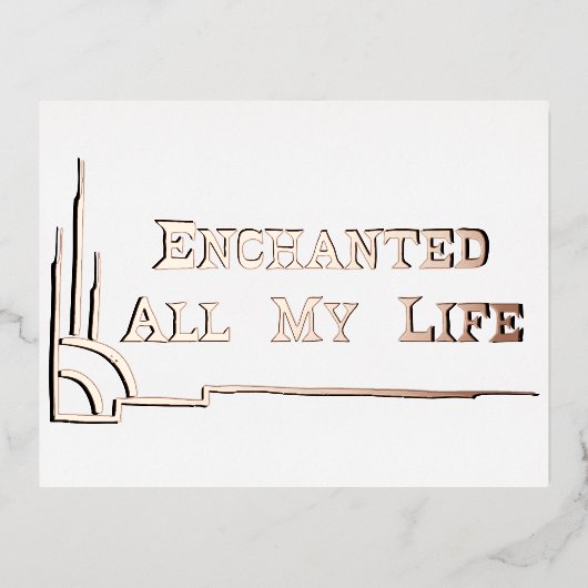 POSTCARD w ENVELOPE studio miiri 箔シーズンポストカード (正面)