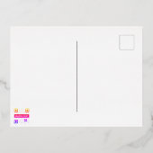 POSTCARD w ENVELOPE studio miiri 箔シーズンポストカード (裏面)