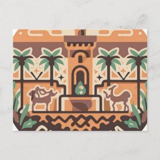 postcard which shows of 'GHARDAIA' in Algerie ポストカード