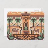 postcard which shows of 'GHARDAIA' in Algerie ポストカード (正面/裏面)