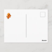 Postcard with a red horses ポストカード (裏面)