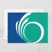 Postcard with Flag of Ottawa, Canada ポストカード (正面/裏面)