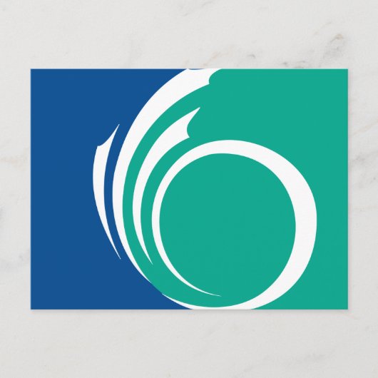 Postcard with Flag of Ottawa, Canada ポストカード (正面)