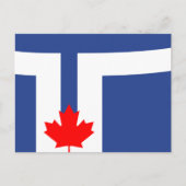 Postcard with Flag of Toronto, Canada ポストカード (正面)