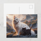 Postcards  Cat  Série 11 05 ポストカード (正面/裏面)