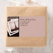 Postcards from Paris Return Address Labels ラベル (インサイチュ)