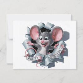 Postcards Happy Birthday Souris ポストカード