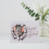 Postcards Happy Birthday Souris 05 ポストカード (スタンド正面)