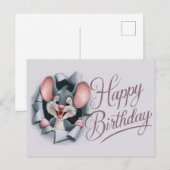 Postcards Happy Birthday Souris 06 ポストカード (正面/裏面)