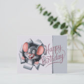 Postcards Happy Birthday Souris 09 ポストカード (スタンド正面)