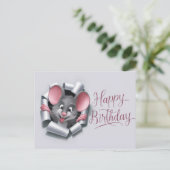 Postcards Happy Birthday Souris 10 ポストカード (スタンド正面)