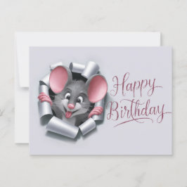 Postcards Happy Birthday Souris 10 ポストカード