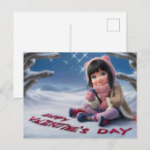 Postcards happy valentine's day 04 ポストカード (正面/裏面)