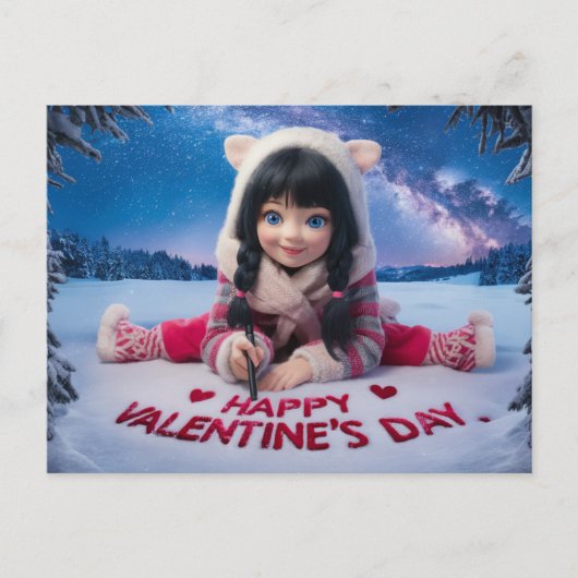 Postcards happy valentine's day 09 ポストカード (正面)