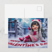 Postcards happy valentine's day 10 ポストカード (正面/裏面)