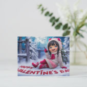 Postcards happy valentine's day 10 ポストカード (スタンド正面)