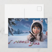 Postcards I Need You 07 ポストカード (正面/裏面)