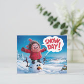 Postcards Snow Day 03 ポストカード (スタンド正面)