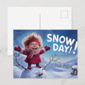 Postcards Snow Day 05 ポストカード (正面/裏面)