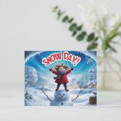 Postcards Snow Day 06 ポストカード (スタンド正面)