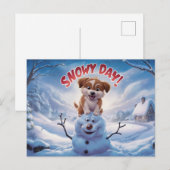 Postcards Snow Day 08 ポストカード (正面/裏面)