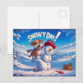 Postcards Snow Day 09 ポストカード (正面/裏面)