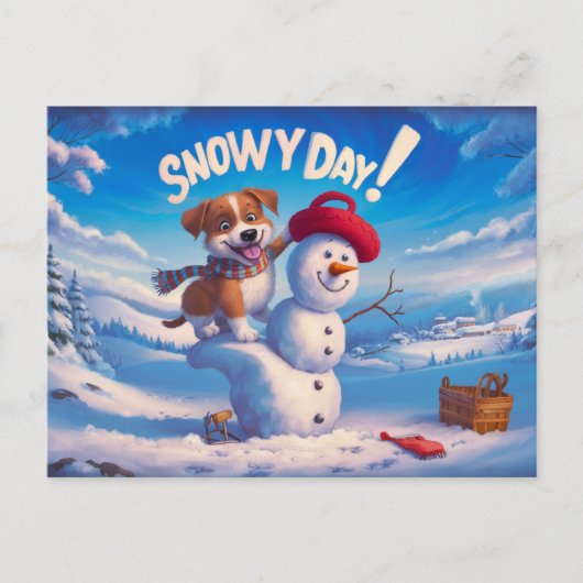 Postcards Snow Day 09 ポストカード (正面)