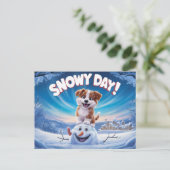 Postcards Snow Day 11 ポストカード (スタンド正面)