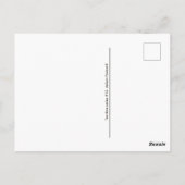 postcrossingのための茶時間ティーカップの郵便はがき ポストカード (裏面)