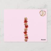Postcrossing – アマリリスフローラ葉書 ポストカード (裏面)