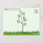 Postcrossing – ウッドストルクとユベントレス ポストカード (裏面)