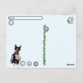 Postcrossing - カウボーイのクリスマス - 猫のポストカード ポストカード (裏面)