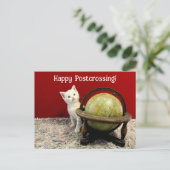 Postcrossing – タフィーMcDuff Around The World Cat ポストカード (スタンド正面)