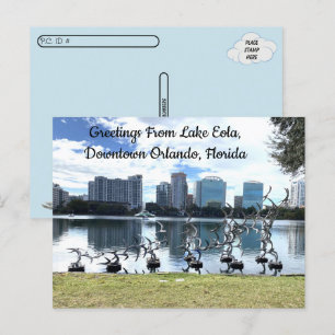 Postcrossing – フロリダ州オーランドからの挨拶 ポストカード