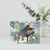 Postcrossing - ミュージカル ポストカード Meowy (スタンド正面)