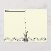 Postcrossing - ミュージカル ポストカード Meowy (裏面)