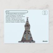 Postcrossing – モニュメント・オブ・ザ・州 – フロリダ ポストカード (裏面)