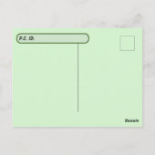 Postcrossing – ライオンの写真 ポストカード (裏面)