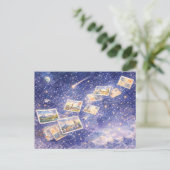 Postcrossing 宇宙の旅 ポストカード (スタンド正面)