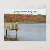 Postcrossing – 秋の思い – Helmetta NJ ポストカード (正面)