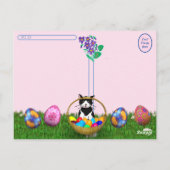 Postcrossing - Angel the Kitten's Easter Wishes ポストカード (裏面)