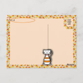 Postcrossing Annie's Curious Halloween Cat ポストカード (裏面)