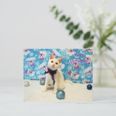 Postcrossing - Audrey's Christmas - Catポストカード ポストカード (スタンド正面)