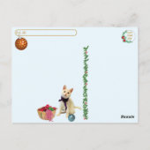 Postcrossing - Audrey's Christmas - Catポストカード ポストカード (裏面)