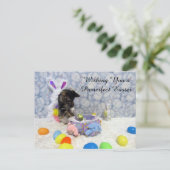 Postcrossing Bandit's Easter - Cat / Kitten Easter シーズンポストカード (スタンド正面)